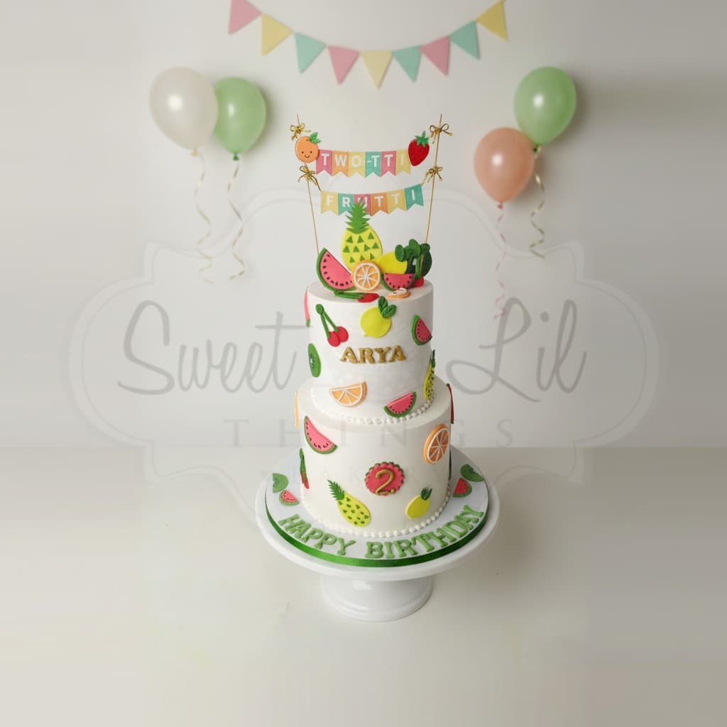 Fruit Theme Birthday Cake