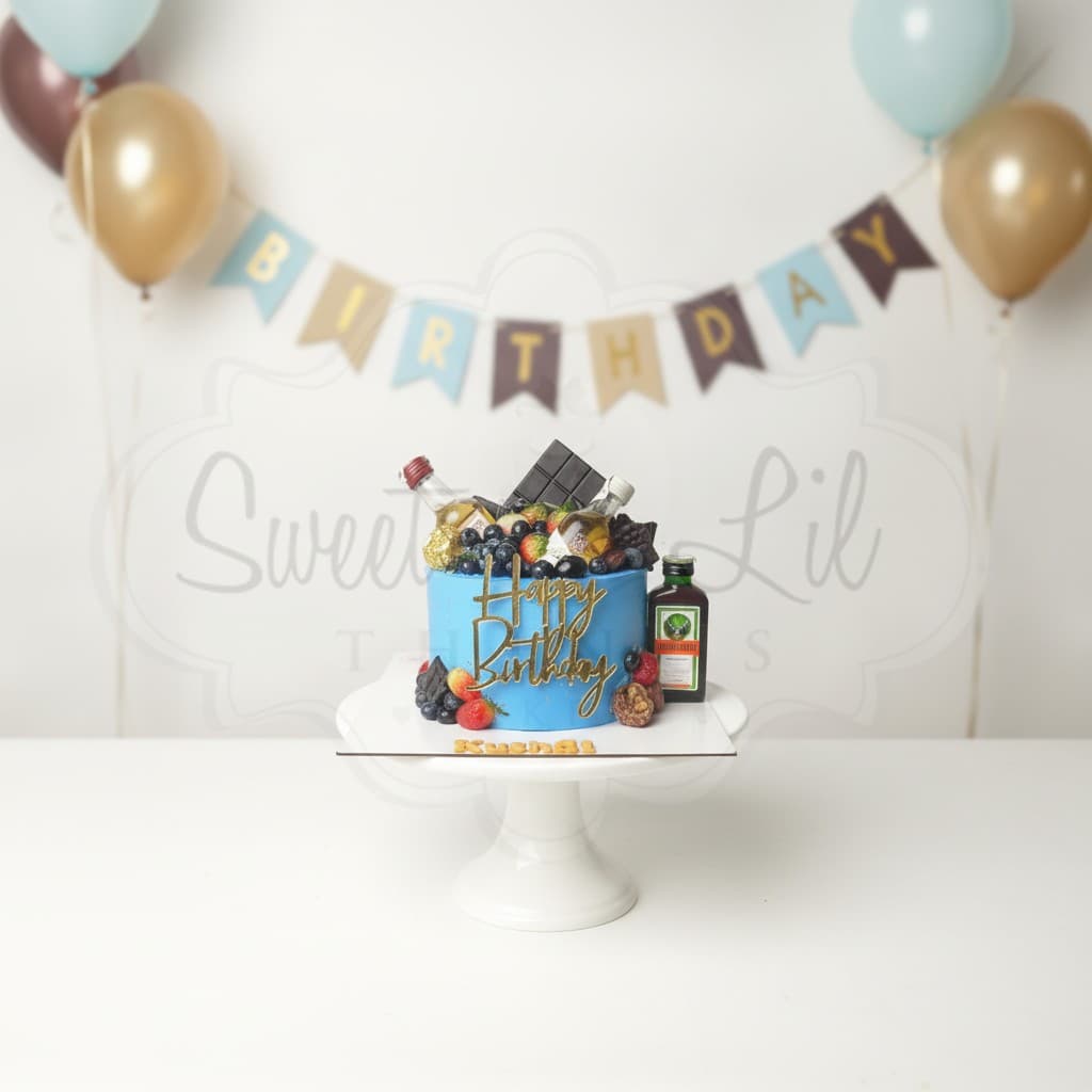 Whisky and Chocolate Birthday Cake