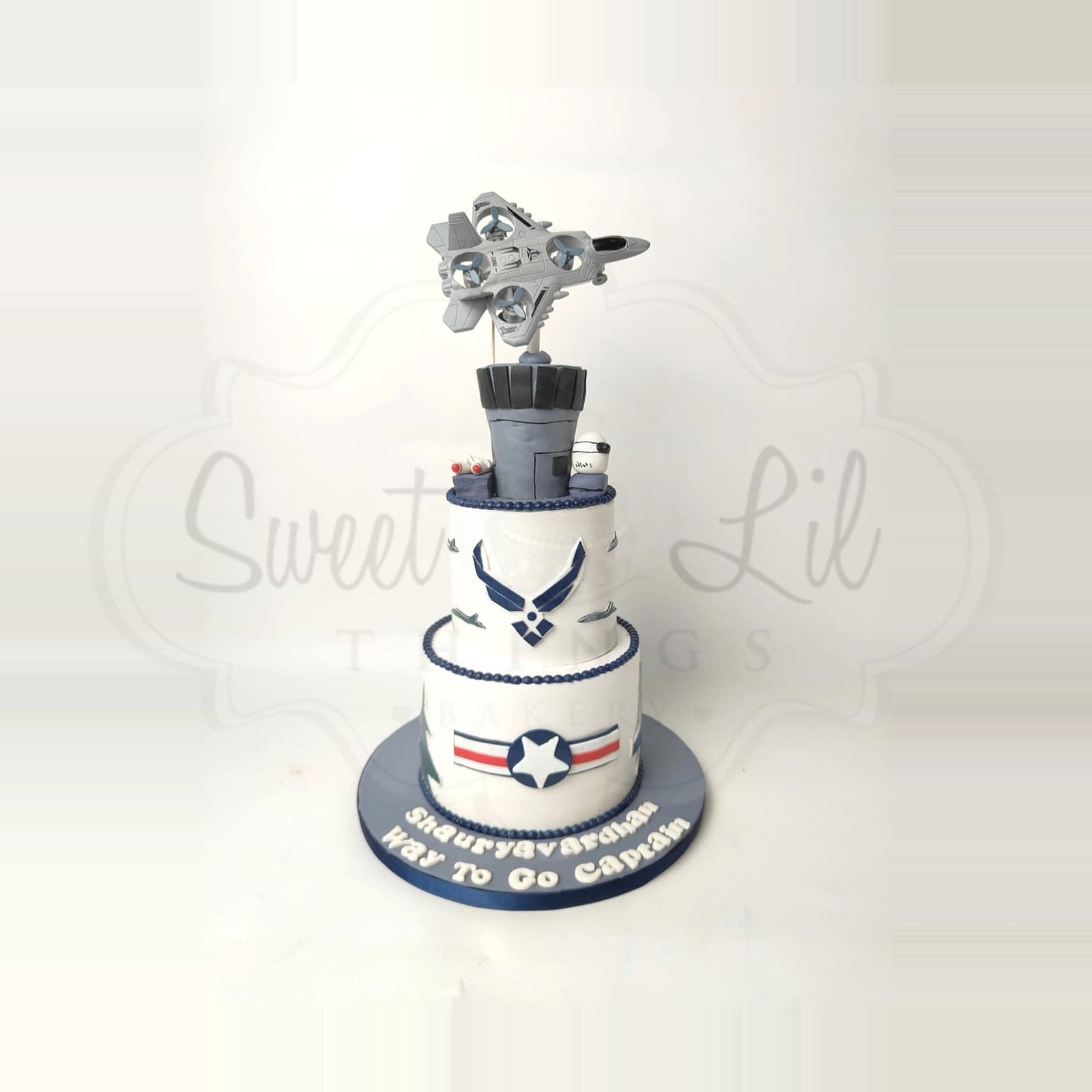 Air Force Fighter Jet Birthday Cake photo 2