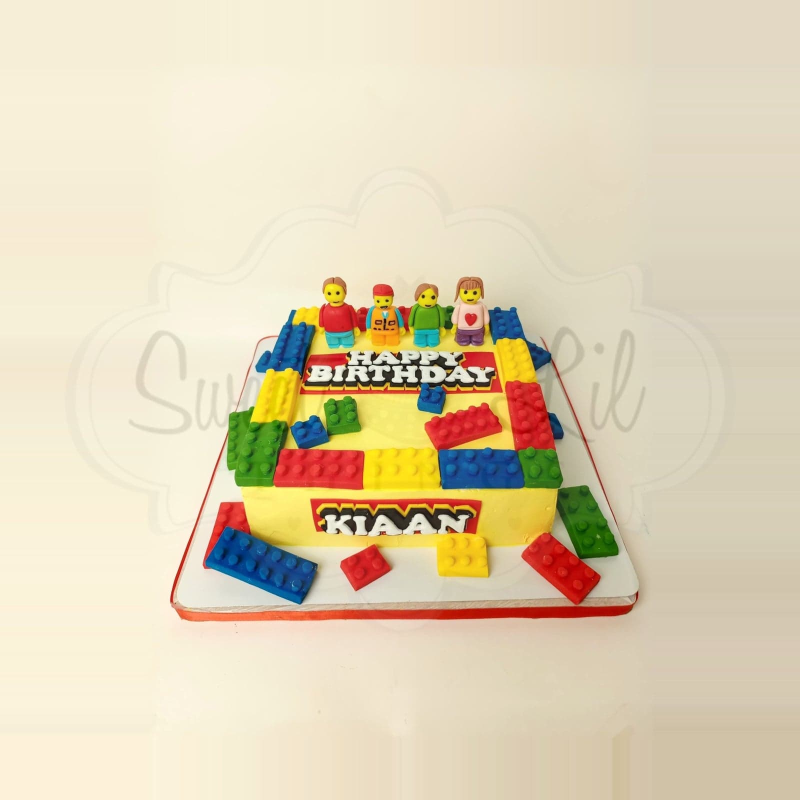 Lego theme Cake — Building Bricks photo 2