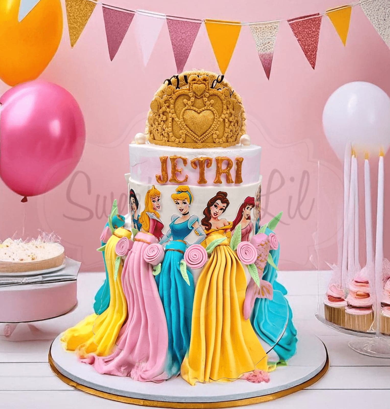 Disney Princess Birthday Cake