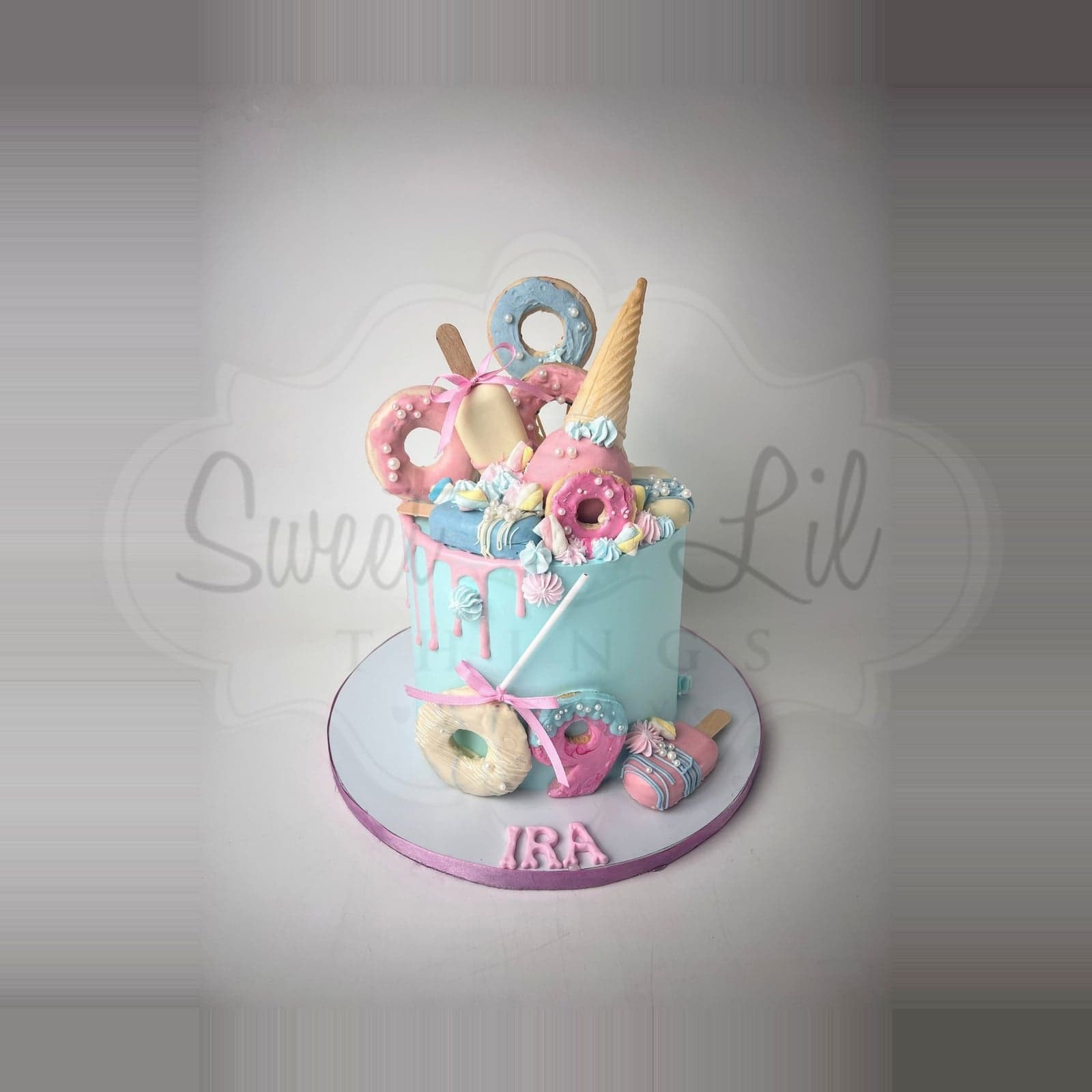 Donuts and Ice Cream Birthday Cake photo 2