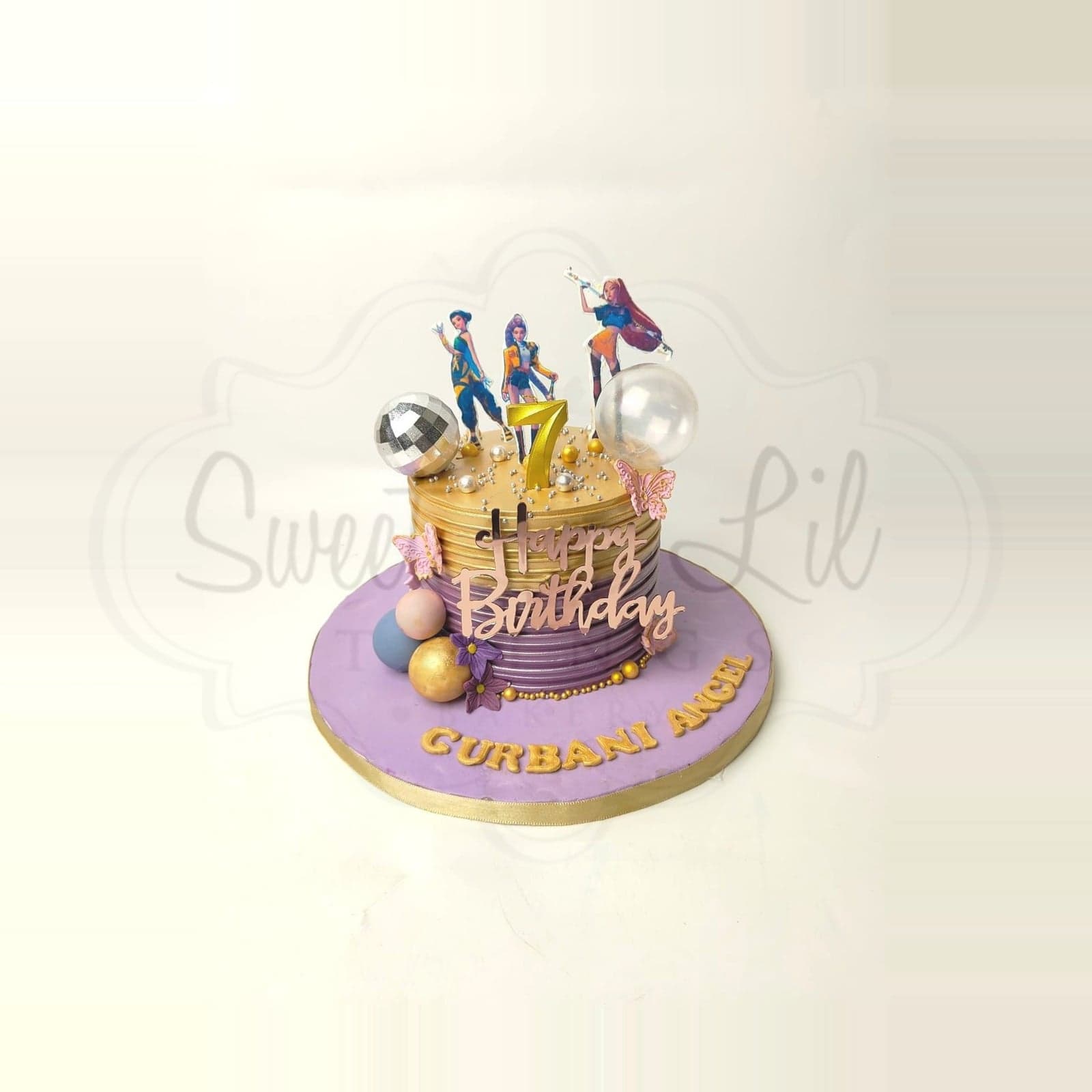 K pop demon hunter theme cake — Fashion Girl Squad photo 2