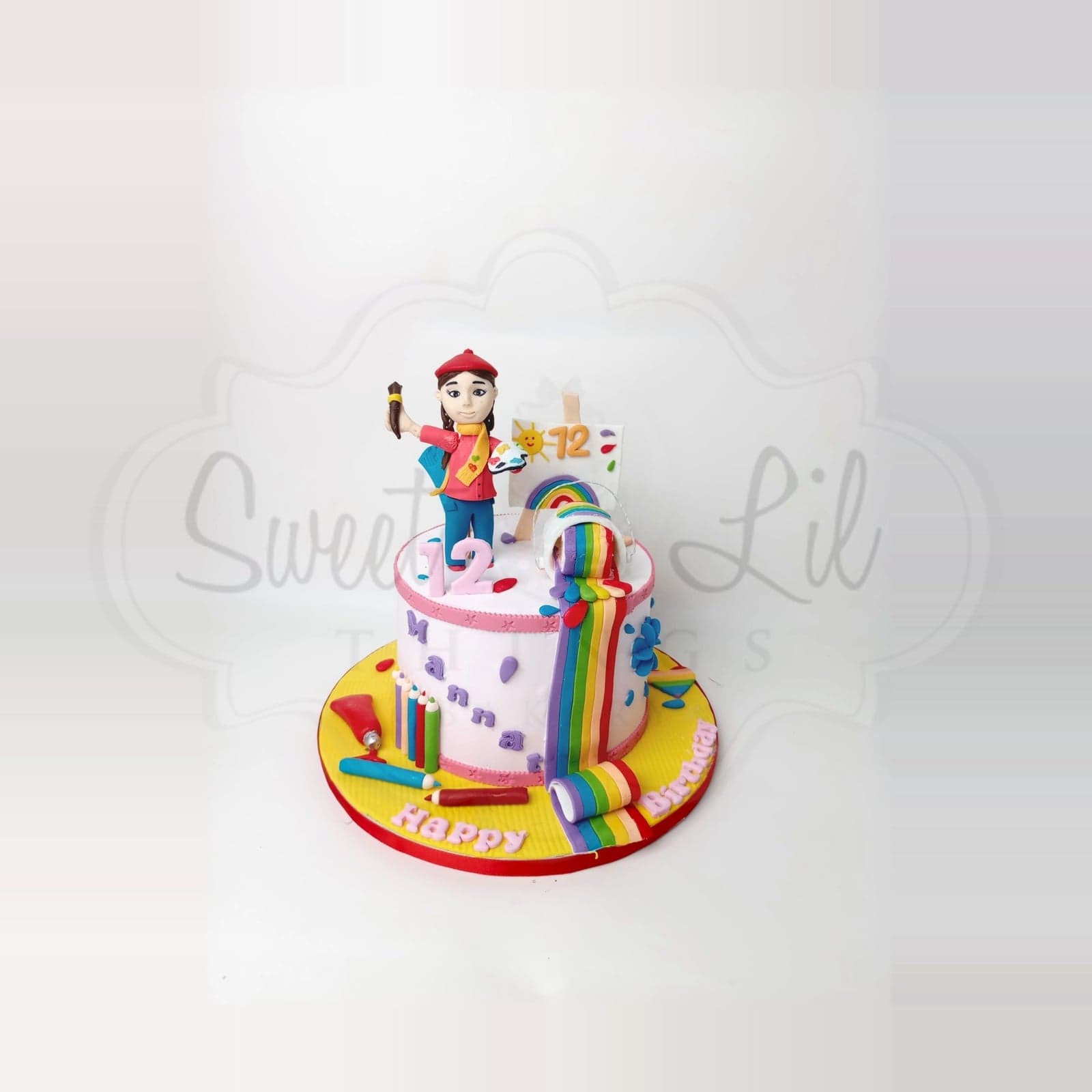 Artist Easel Birthday Cake photo 2
