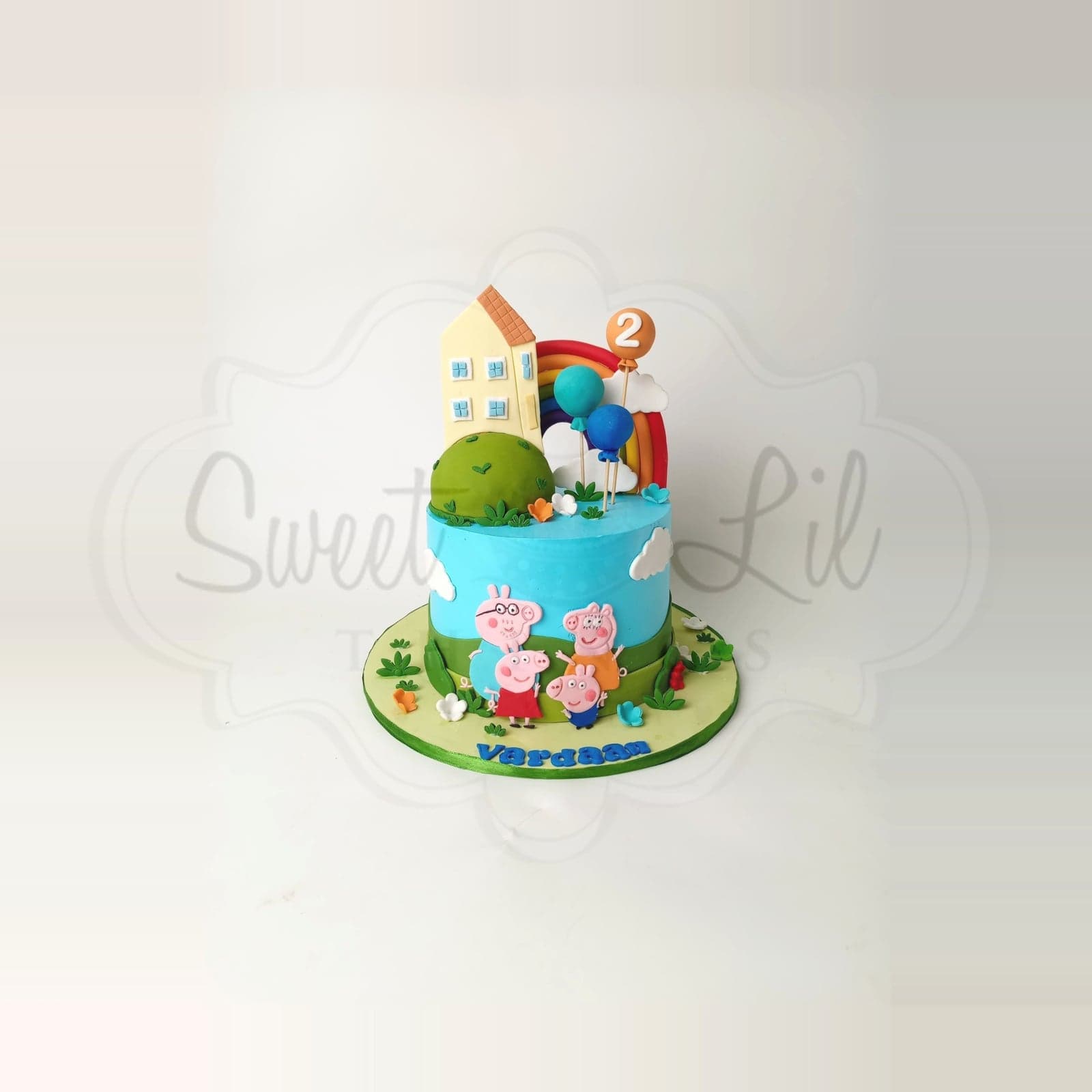 Peppa Pig Theme Cake — Little Piggy House photo 2