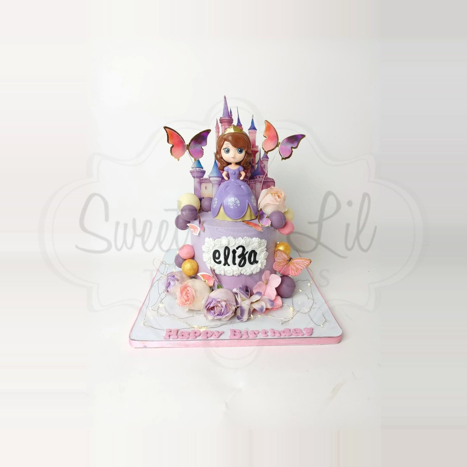 Little Princess Castle Birthday Cake photo 2