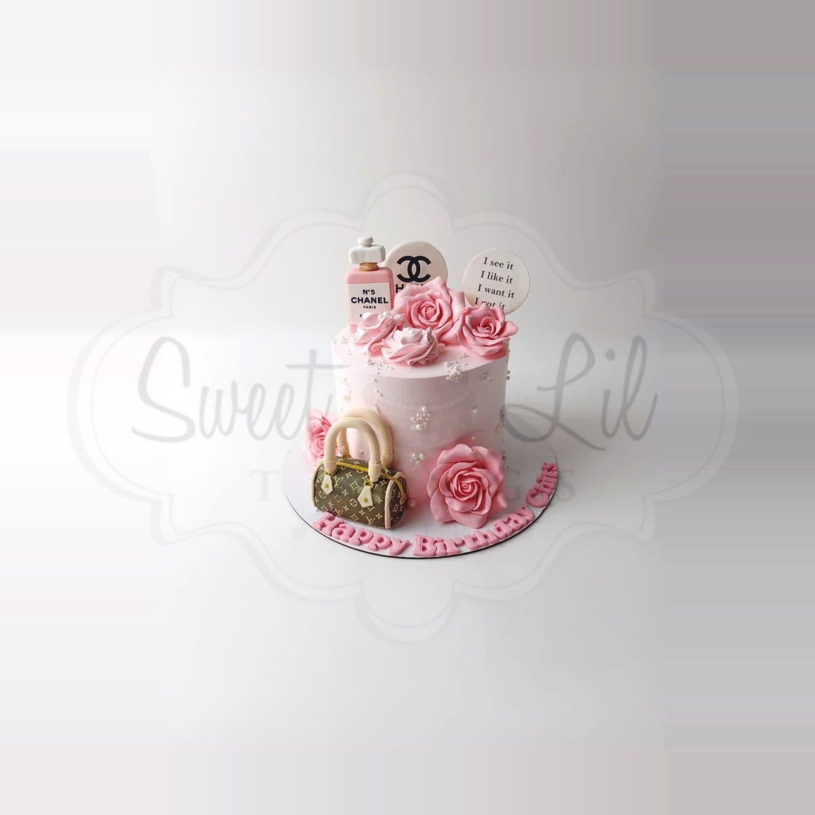 Luxury designer bag Birthday Cake — Perfume photo 2