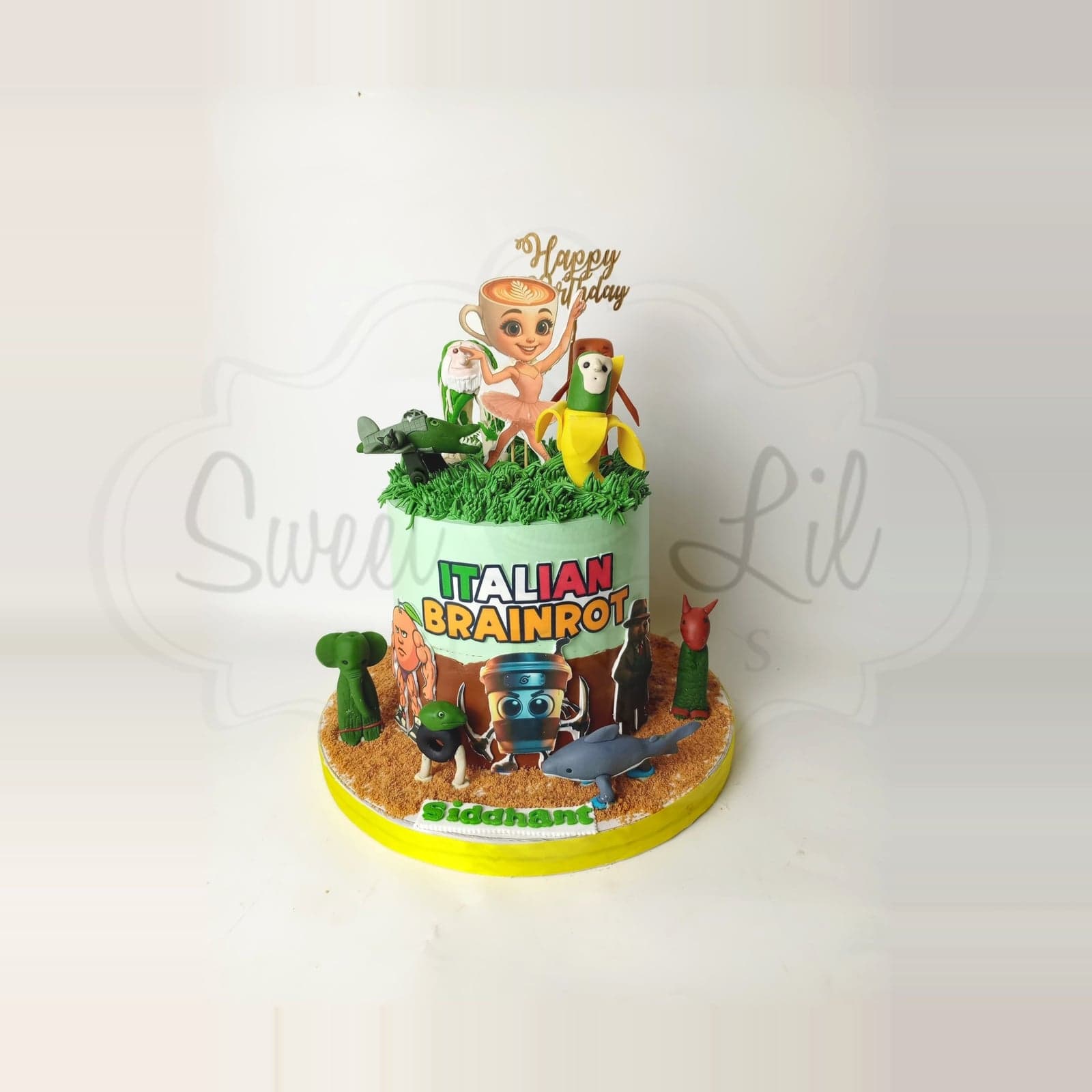 Brainrot theme Cake photo 2