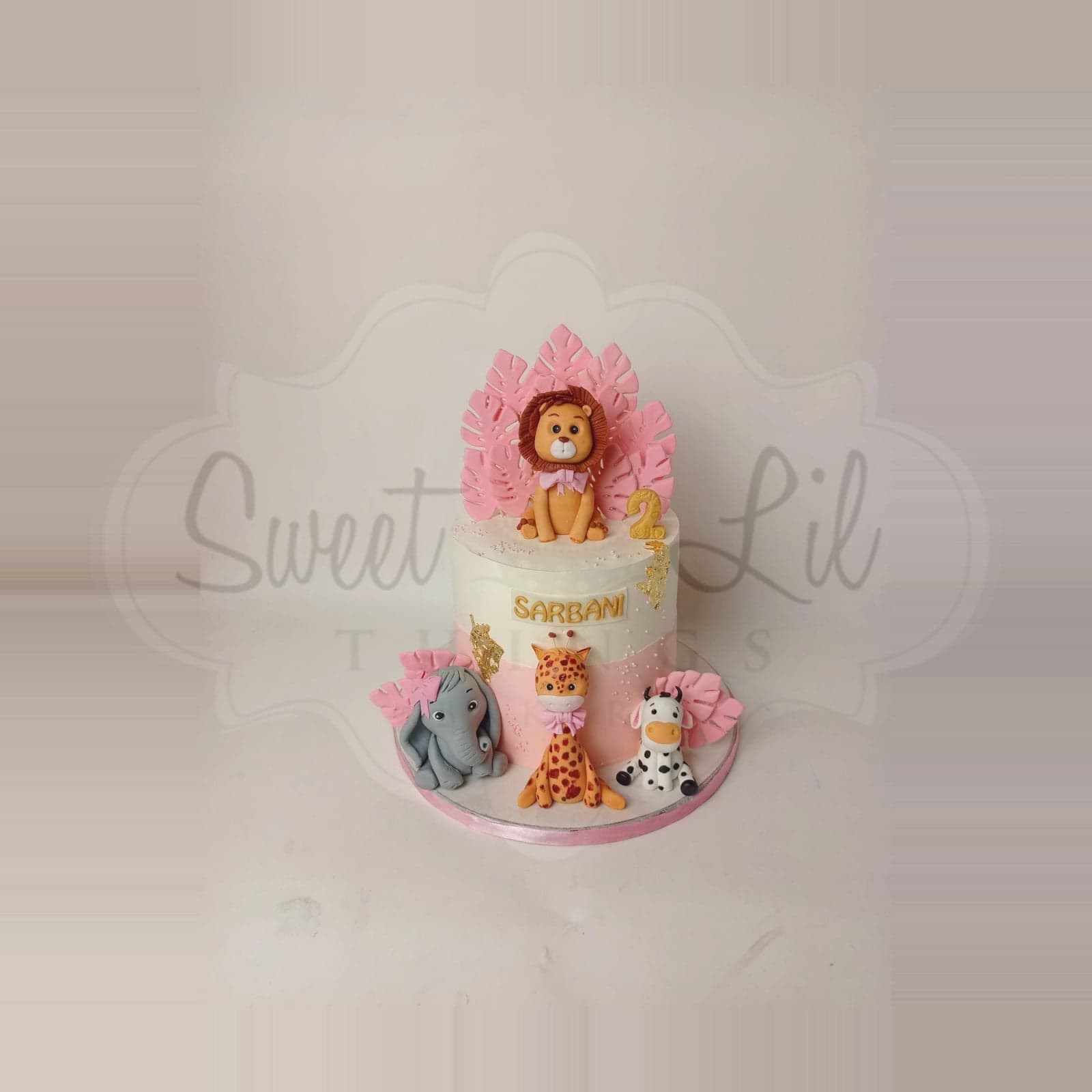 Jungle Theme Cake — Safari Friends photo 2