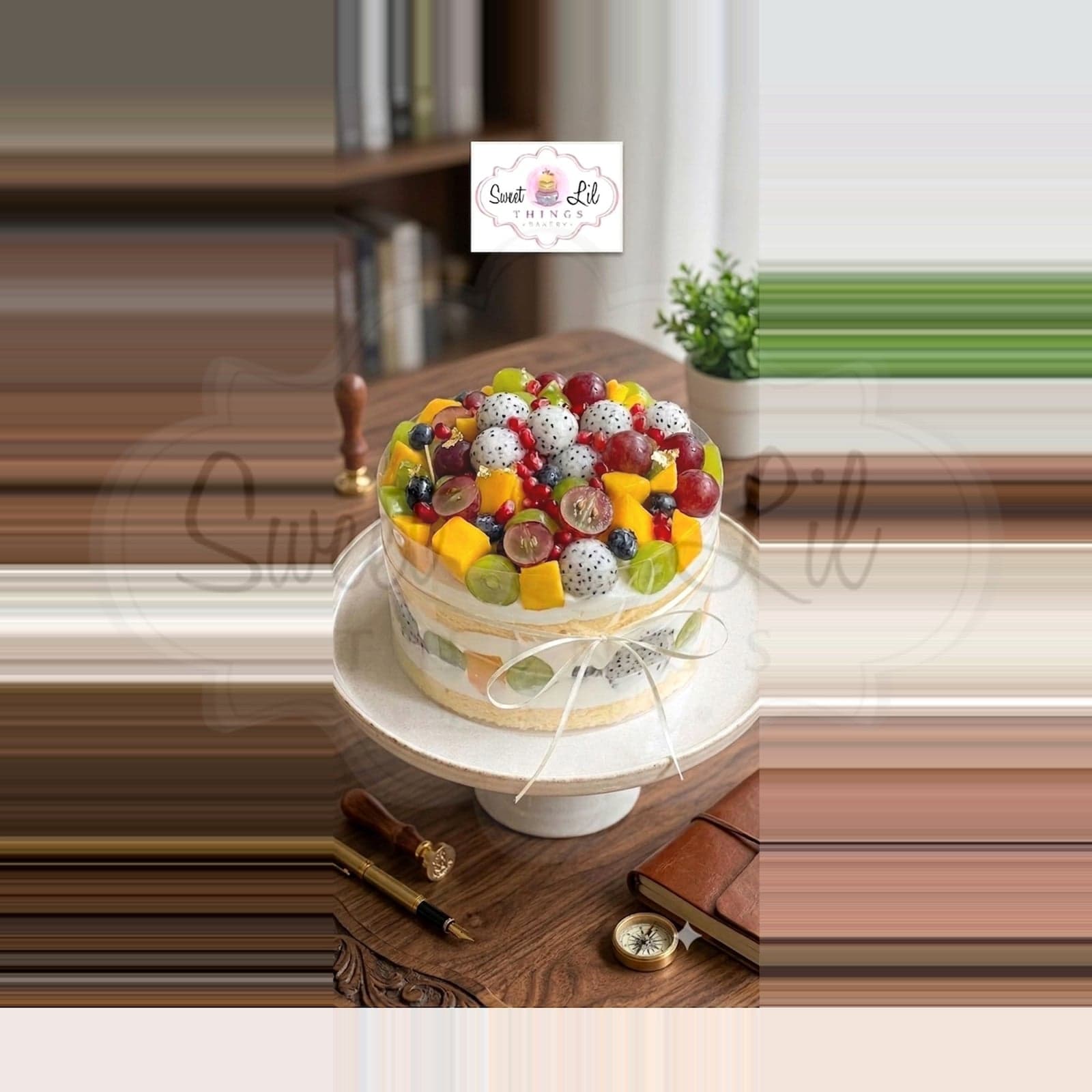 Tropical Fruit Naked Cake photo 2