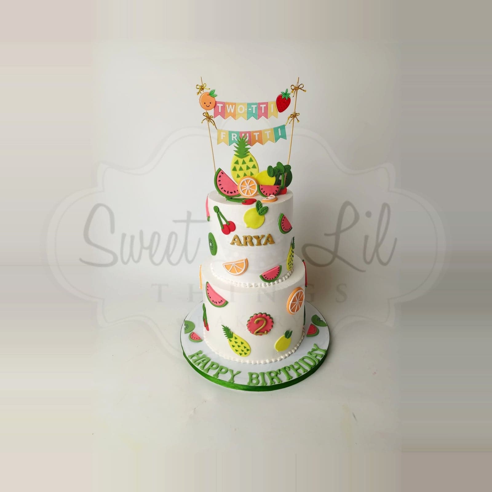 Fruit Theme Birthday Cake photo 2